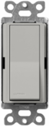 Satin 15A 3-Way Paddle Switch, 120/277 VAC, Decorative Pebble Finish