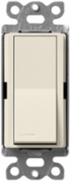Satin 15A Paddle Rocker Switch, 3-Way, 120/277 VAC, Lighting Control
