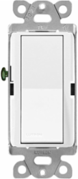Satin Finish 3-Way Rocker Switch, Snow Color, 15 A, Paddle Switch, 4.69 x 2.94 Inch