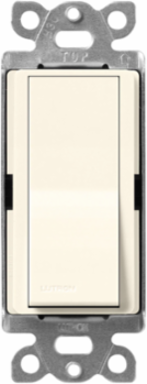 Claro 4-Way Switch Biscuit, 15 Amp, Satin Finish, Paddle Control