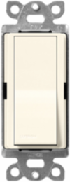 Claro 4-Way Switch Biscuit, 15 Amp, Satin Finish, Paddle Control