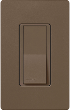Satin 4-Way Rocker Switch, 15 Amp, 120/277 VAC, Espresso