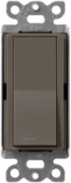 4-Way Paddle Switch 15A, Satin Finish, Plastic Enclosure, 4.69 x 2.94 Inch