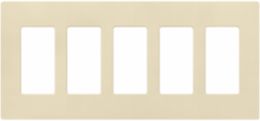 Claro 5-Gang Decorative Wallplate, Satin Finish, 4.69 x 10.18 Inch