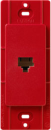 Satin Hot Telephone Jack, 6-Conductor RJ11, UL/CSA Certified