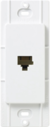 Satin Telephone Jack Snow 6-Conductor RJ11
