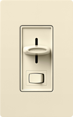 Skylark Dimmer Switch, 150W LED/CFL/600W Incandescent, Almond, Gloss Finish