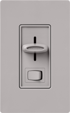 Skylark LED+ Dimmer Switch, 150W LED/600W Incandescent, Gloss Gray Finish