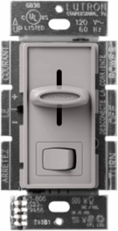 Skylark LED+ Dimmer Switch, 150W LED/600W Incandescent, Gloss Gray Finish