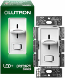 Skylark LED+ Dimmer Switch 150W LED, 600W Incandescent, Glossy White