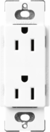 Satin Receptacle, 15 Amp, 125V, 4.69 x 2.94 Inch Size