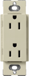 Satin Receptacle 15 Amp 125V 3-Wire 4.69 x 2.94 Inch Clay Color