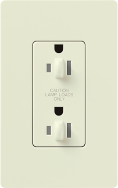 Satin Tamper Resistant Dual Dimming Receptacle, 15A, 125V, 4.69 Inch x 2.94 Inch
