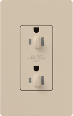Satin Tamper Resistant Dual Dimming Receptacle 15A 125V 1875W