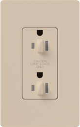 Satin Tamper Resistant Dual Dimming Receptacle 15A 125V 1875W
