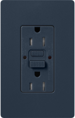 Satin GFCI Receptacle, 15A, 125V, Self-Testing, Tamper-Resistant