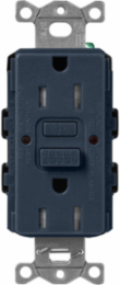 Satin GFCI Receptacle, 15A, 125V, Self-Testing, Tamper-Resistant