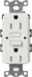 15A Tamper-Resistant GFCI Receptacle, Satin Finish, 125V, 4.69 x 2.94 Inch