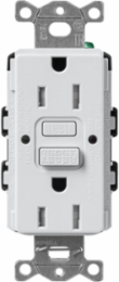 Satin GFCI Receptacle, 15A, Tamper-Resistant, Self-Testing, 4.69 x 2.94 Inch
