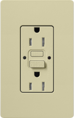 Satin 15A GFCI Receptacle, 125V, Self-Testing, Tamper-Resistant