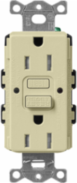 Satin 15A GFCI Receptacle, 125V, Self-Testing, Tamper-Resistant