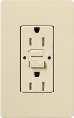 Satin 15A Self-Testing GFCI Receptacle, 125V, 4.69 x 2.94 Inch, Tamper-Resistant