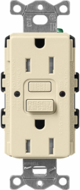 Satin 15A Self-Testing GFCI Receptacle, 125V, 4.69 x 2.94 Inch, Tamper-Resistant
