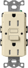Satin 15A Self-Testing GFCI Receptacle, 125V, 4.69 x 2.94 Inch, Tamper-Resistant