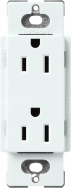 15 Amp Satin Finish Receptacle, 4.69 x 2.94 Inch, Glacier White