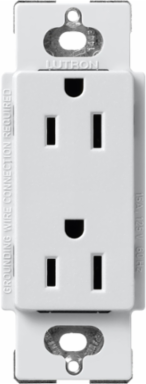 15 Amp Receptacle, 125V, Satin Finish, 4.69 x 2.94 Inch