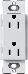 15 Amp Receptacle, 125V, Satin Finish, 4.69 x 2.94 Inch