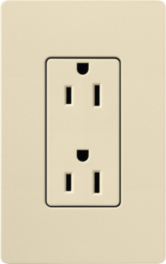 Satin Finish Receptacle, 15 Amp, 125V, 4.69 x 2.94 Inch