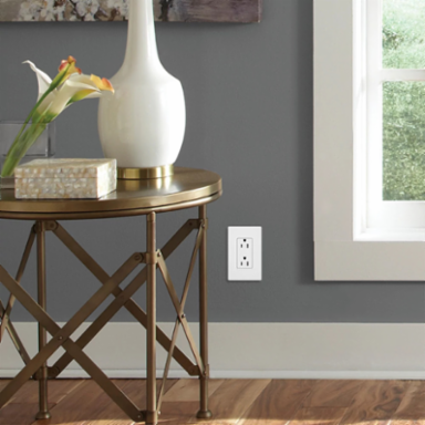 Satin 15 Amp Duplex Receptacle, 125V, 4.69 x 2.94 Inch, Truffle Finish