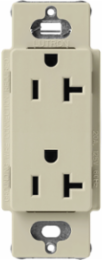 20 Amp Satin Receptacle, 125V, NEMA 5-20R, Clay Color, 4.69 x 2.94 Inch