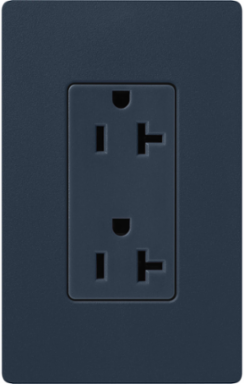 Satin Receptacle 20 Amp, 125V, 4.69 x 2.94 Inch, Deep Sea Color