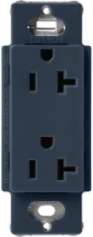 Satin Receptacle 20 Amp, 125V, 4.69 x 2.94 Inch, Deep Sea Color