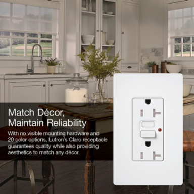 Satin GFCI Receptacle 20A, Self-Testing, 125V, Tamper-Resistant