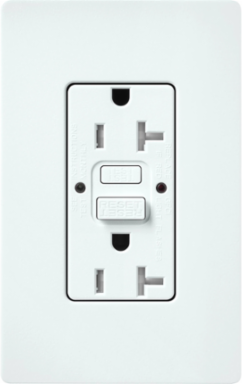 20A Self-Testing GFCI Receptacle, Satin Finish, 125V