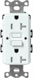 20A Self-Testing GFCI Receptacle, Satin Finish, 125V