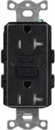 GFCI Receptacle 20A Self-Testing Satin Finish Midnight, 4.69 x 2.94 Inch