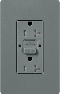 Satin 20A GFCI Receptacle, Self-Testing, 125V, 4.69 x 2.94 Inch