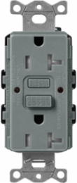 Satin 20A GFCI Receptacle, Self-Testing, 125V, 4.69 x 2.94 Inch