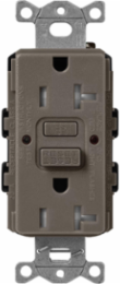 20A Tamper-Resistant GFCI Receptacle, Satin Finish, Self-Testing