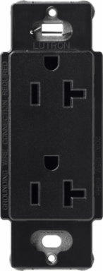 20 Amp Satin Color Receptacle Midnight, 125V, 3-Wire, Wallbox Mounted