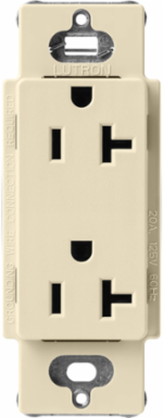 Satin Finish 20 Amp Receptacle, 125V, 4.69 x 2.94 Inch, NEMA 5-20R