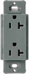 Satin 20A Receptacle, 125V, 4.69 x 2.94 Inch, Coordinates with Claro Dimmers