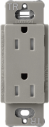 Satin Finish 15A Tamper-Resistant Duplex Receptacle, 4.69 x 2.94 Inch