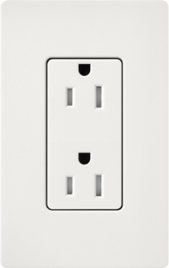 Tamper-Resistant Receptacle, 15A, 125V, Satin Finish, 4.69 Inch x 2.94 Inch