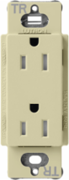Satin Tamper-Resistant Receptacle, 15 Amp, 125V, 4.69 x 2.94 Inch