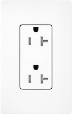 Satin 20 Amp Tamper-Resistant Duplex Receptacle, 4.69 x 2.94 Inch